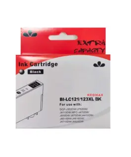 ГЛАВА ЗА BROTHER DCP J132/J152/J552/J752/J4110/MFC J470/J870/J4410/J4510 - HIGH CAPACITY - Black - LC123BKXL (LC-123BKXL