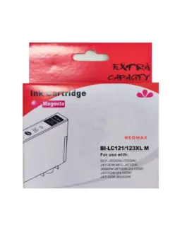 ГЛАВА ЗА BROTHER DCP J132/J152/J552/J752/J4110/MFC J470/J870/J4410/J4510 - HIGH CAPACITY - Magenta - LC123MXL (LC-123MXL