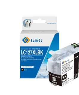 ГЛАВА ЗА BROTHER DCP J4110DW/MFC J4410DW/J4510DW/J4610DW/J4710DW - HIGH CAPACITY - Black - LC127XLBK (LC-127XLBK) - PN N