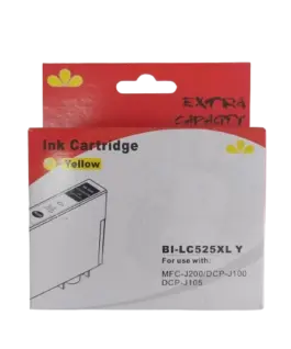 ГЛАВА ЗА BROTHER DCP J100/J105/MFC J200 - Yellow - LC525XLY (LC-525XLY) - HIGH CAPACITY - PN BI-LC525XLY -