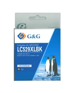 ГЛАВА ЗА BROTHER DCP J100/J105/MFC J200 - Black - LC529XLBK (LC-529XLBK) - HIGH CAPACITY - PN NP-B-0529XLBK -