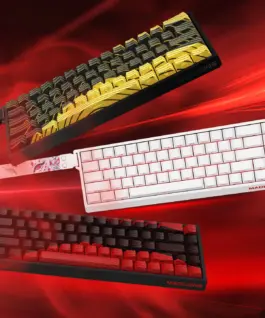 Alternative view of Madlions професионална геймърска механична клавиатура Professional Gaming Mechanical Keyboard MAD 68 HE RGB - 1K, Magnetic Amber Pro Switches - White