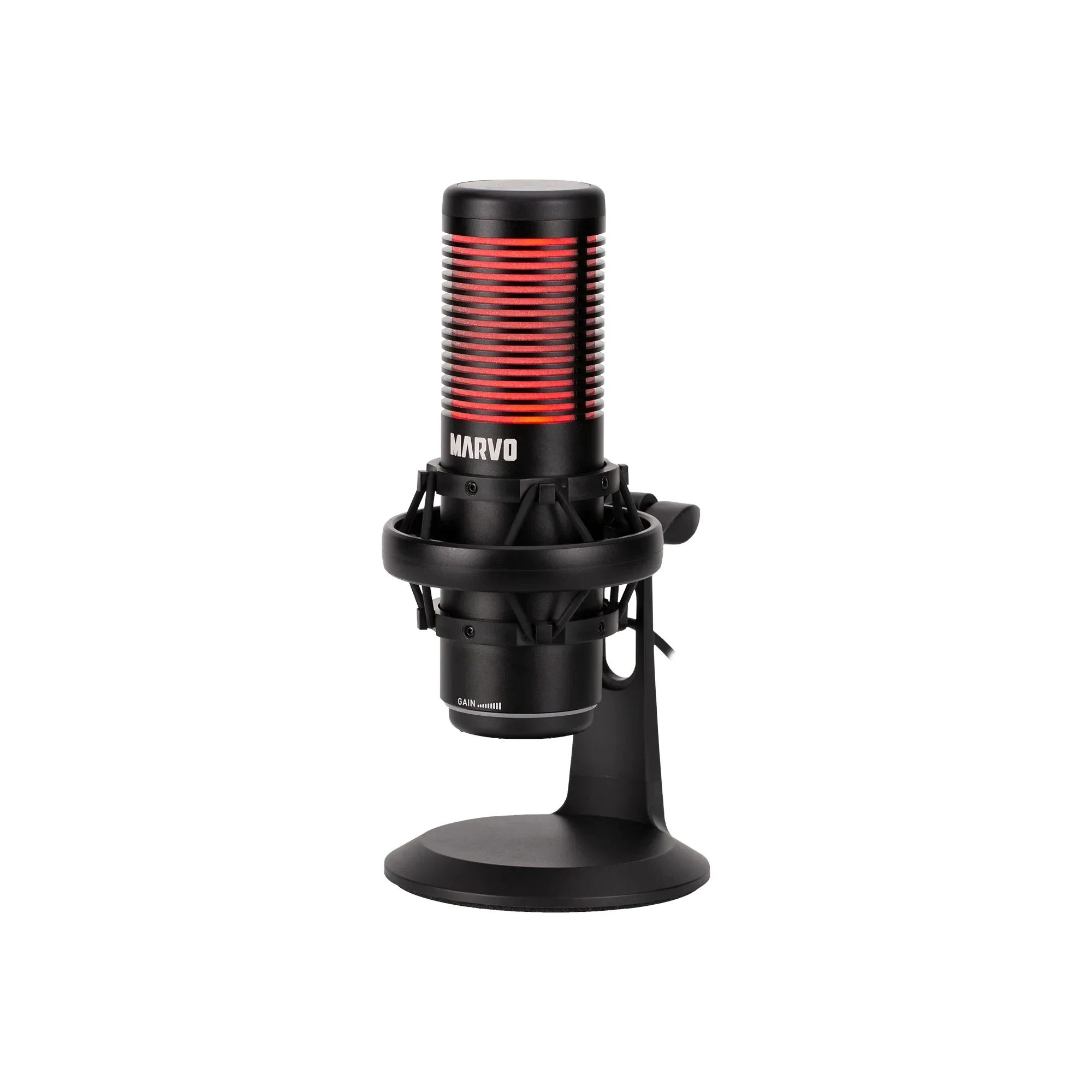 Marvo Геймърски микрофон Gaming USB Microphone - Blast 60 Black - MIC-07 - USB, RGB - Image 46