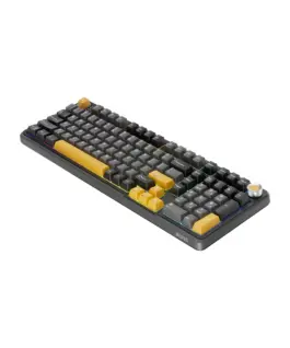 Marvo безжична механична геймърска клавиатура Wireless Gaming Mechanical keyboard Titan 98 – KG986W Black – Banana Crystal