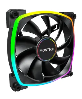 Montech вентилатор AX140 PWM Fan 140mm ARGB Black