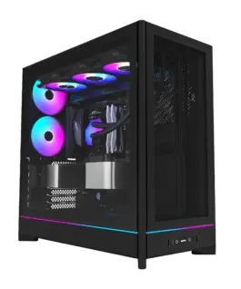 Montech кутия Case ATX - HS01 PRO (B) - 5 x 120 mm ARGB Fans USB-C Black