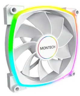 Montech вентилатор RX140 PWM REVERSE Fan 140mm ARGB White