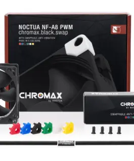 Noctua Вентилатор Fan 80mm NF-A8 PWM chromax.black.swap