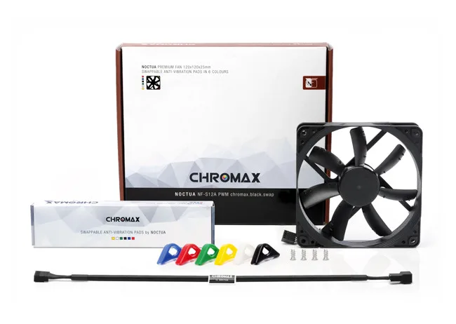 Noctua вентилатор Fan 120mm NF-S12A PWM Chromax.black.swap - Image 27