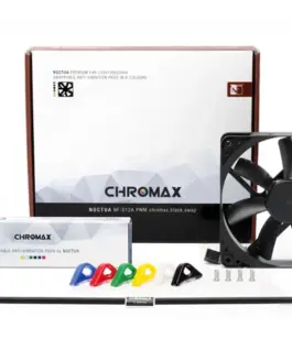 Noctua вентилатор Fan 120mm NF-S12A PWM Chromax.black.swap
