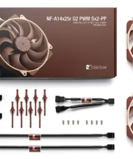 Noctua комплект вентилатори FAN SET 2 x Fan 140mm – NF-A14x25r G2 PWM