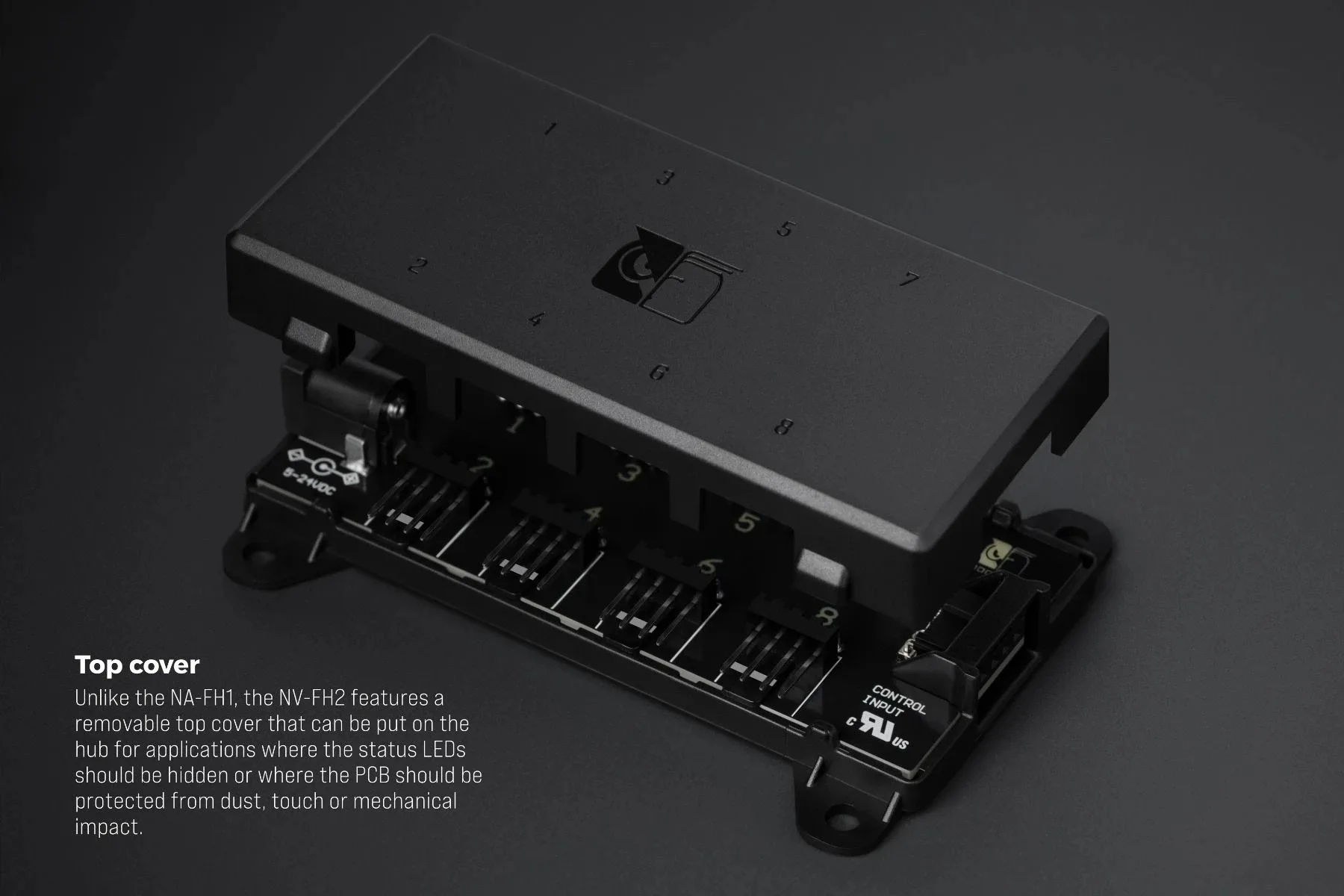 Noctua разклонител за вентилатори Fan Hub - 8 port PWM 5V/12V/24V - NV-FH2 - Image 19