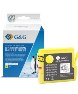 УНИВЕРСАЛНА ГЛАВА ЗА BROTHER MFC 235C/240C/440CN/660CN/665CW/845CW/5860/3360/DCP 130C/135//150C/330C/540/750 - LC970Y (L