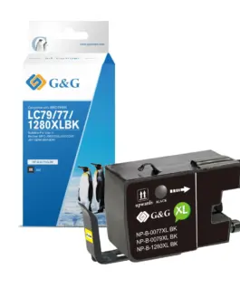 ГЛАВА ЗА BROTHER MFC J6510/J6710/J6910 - HIGH CAPACITY - Black - LC1280XLBK (LC-1280XLBK) - PN NP-B-0079XLBK -