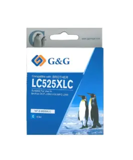 ГЛАВА ЗА BROTHER DCP J100/J105/MFC J200 - Cyan - HIGH CAPACITY - LC525XLC (LC-525XLC) - PN NP-B-0525XLC -