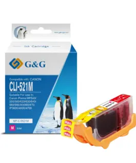 ГЛАВА ЗА CANON PIXMA iP 3600/4600/MP 540/620/630/980 - Magenta - ink tank - WITH CHIP / С ЧИП - /521/ - CLI-521M (CLI52