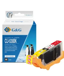 ГЛАВА ЗА CANON PIXMA iP 4850/MG 5150/5250/6150/8150 - Black - ink tank - WITH CHIP / С ЧИП - /526/ - CLI-526BK (CLI526B