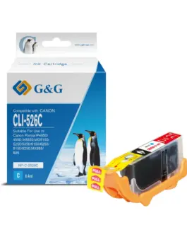 ГЛАВА ЗА CANON PIXMA iP 4850/MG 5150/5250/6150/8150 - Cyan - ink tank - WITH CHIP / С ЧИП - /526/ - CLI-526C (CLI526C)