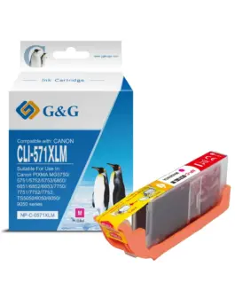 ГЛАВА ЗА CANON PIXMA MG 5750/5751/5752/5753/6850/6851/6852/6853/7750/7751/7752/7753 - HIGH CAPACITY - Magenta - BS0333C