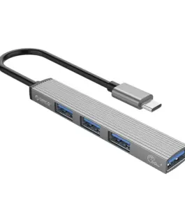 Orico хъб USB3.0/2.0 HUB 4 port - Type-C input - AH-13-GY