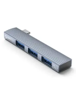 Orico хъб USB3.0/2.0 HUB 3 port TYPE C Aluminum - AH-W13-GY