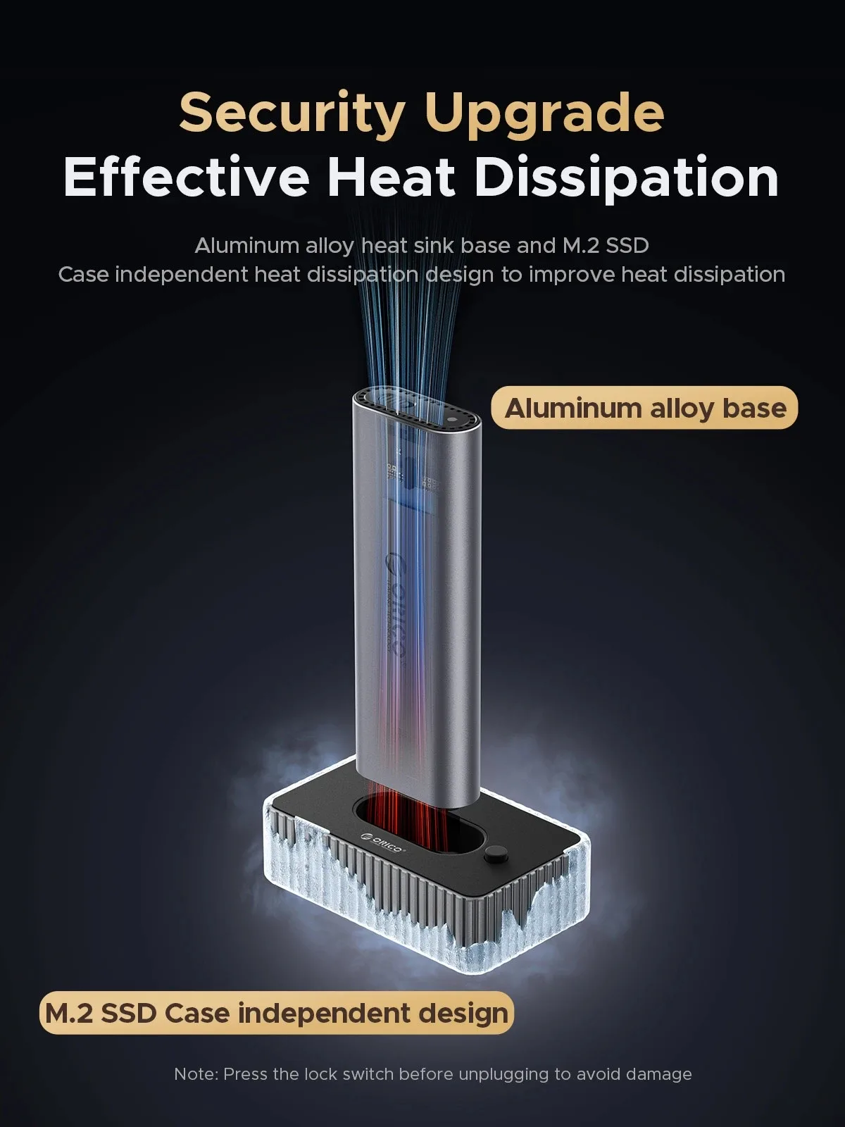 Orico външна кутия за диск/докинг станция Storage - Case/Docking Station - M.2 NVMe/NGFF - IT18C3-GY - Image 70