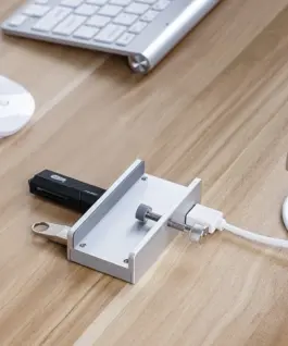 Orico хъб USB 3.0 HUB Clip Type 4 port – Aluminum – MH4PU-SV