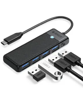 Orico хъб USB3.1 HUB Type-C - 4 x USB3.0 - PAPW4A-C3-015-BK