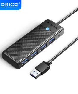 Orico хъб USB3.0 HUB 4 port Black - PAPW4A-U3-015-BK