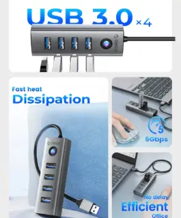 Orico хъб HUB USB3.0 4 port