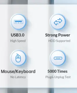 Orico хъб HUB USB3.1 3 port – 2 x USB3.0