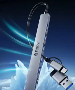 Orico хъб HUB USB-C/USB-A 7 port – USB3.0 x 1