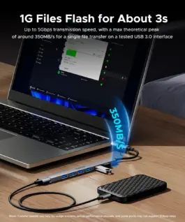 Orico хъб HUB USB-C 5 port – USB3.0 x 1