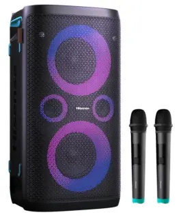 Блутут колонка Hisense Party Storm 1 Безжични микрофони - Черна