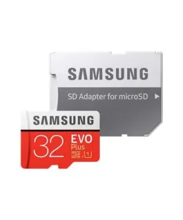 Карта памет Samsung MicroSD EVO Plus 32GB Class 10 с адаптер