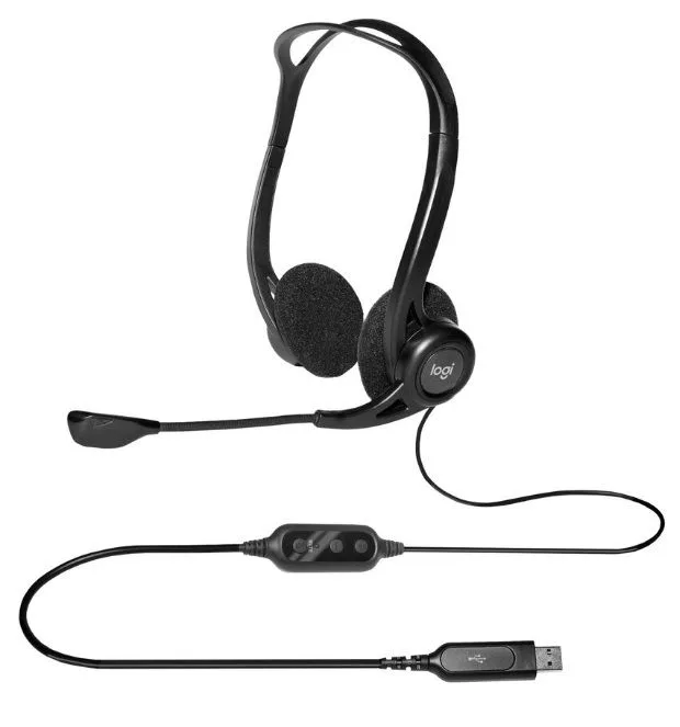 СЛУШАЛКИ LOGITECH PC960 - USB - Black - PN 981-000100 - Image 58