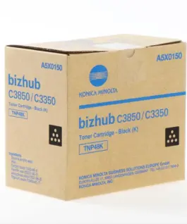 Тонер касета за Konica Minolta bizhub C3350/C3850/C3850FS - Toner - TNP48K (TNP-48K) / A5X0150 - Black - PN
