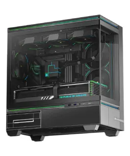 Thermalright кутия Case mATX - TL-M10 Black - 4 x 120 mm ARGB included USB-C
