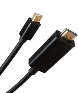 VCom Кабел Mini Display Port M / HDMI M 4K 2160p – CG615L-1.8m-4K