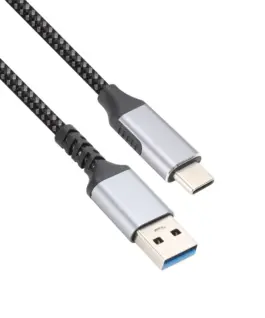 VCom Кабел USB 3.2 Gen2 Type-C / USB AM 10Gbps Black - CU401M-1m