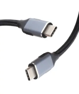 VCom кабел USB2.0 Type-C/Type-C 100W 1m – CU407M-1.0m