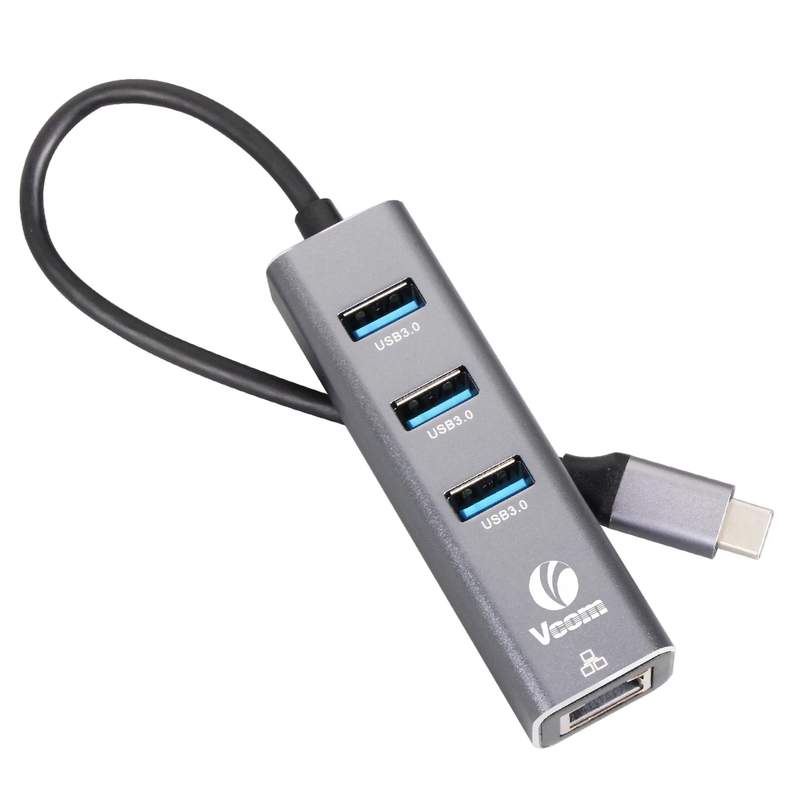 VCom докинг станция Docking USB Type-C to USB3.0 x 3 + LAN - DH311B - Image 7