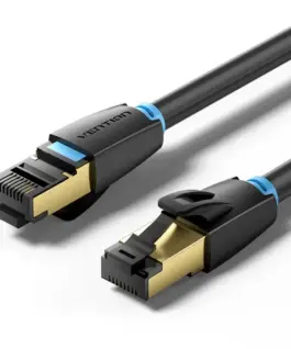 Vention Кабел LAN SFTP Cat.8 Patch Cable - 5.0M Black 40Gbps - IKABJ