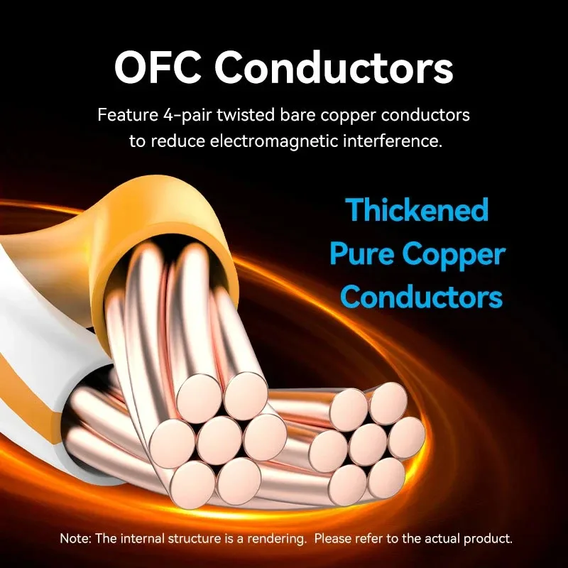 Vention Кабел LAN SFTP Cat.8 Patch Cable - 5.0M Black 40Gbps - IKABJ - Image 6