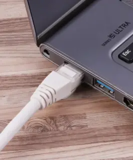 VCom Кабел LAN UTP Cat6 Patch Cable – NP612B-1.0m