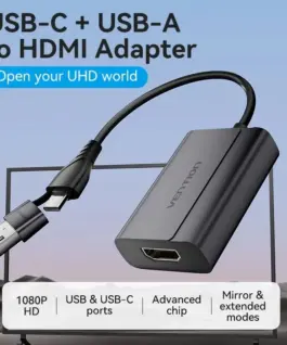 Alternative view of Vention адаптер Adapter USB-C/A to HDMI F - ACYHB