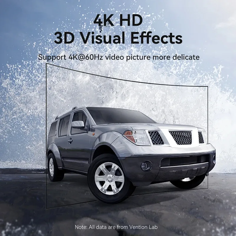 Vention Адаптер Adapter Micro HDMI M / HDMI F Black - AITB0 - Image 3