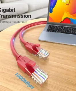 Vention Кабел LAN UTP Cat.6 Patch Cable – 1M Red – IBERF