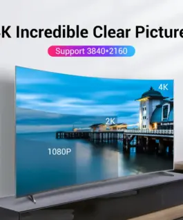 Vention Кабел Cable – Display Port v1.2 DP M / M Black 4K 5M –