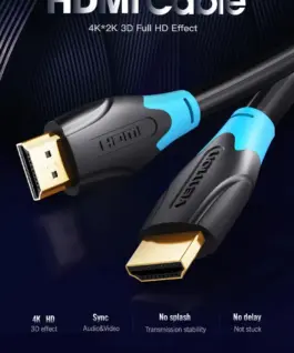 Vention Кабел HDMI v2.0 M / M 4K/60Hz Gold – 15M Black – AACBN